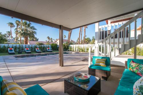 Χώρος καθιστικού στο Luxury home near Palm Springs, large backyard and pool