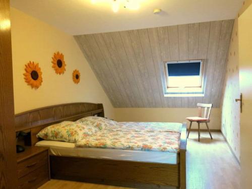 Кровать или кровати в номере Holiday apartment Sunflower