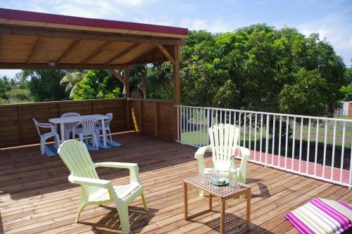 Balkón nebo terasa v ubytování Lisoé Kaz appartement T3 - 1er étage grande terrasse