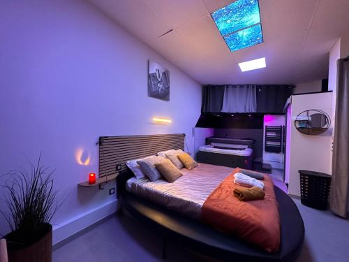 Ένα ή περισσότερα κρεβάτια σε δωμάτιο στο Liberty walk