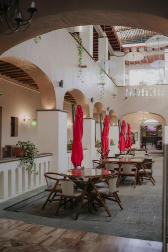 Restaurant o un lloc per menjar a Hotel Casa Antigua