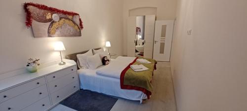 Cama o camas de una habitación en Palace Apartment