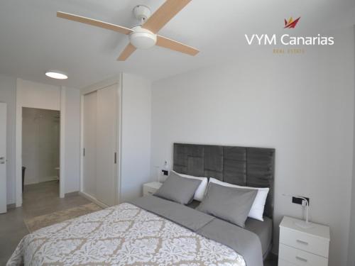 New apartment in Las Terazzas de Costa Adeje. Big terrace with a garden, heated pool and private parking
