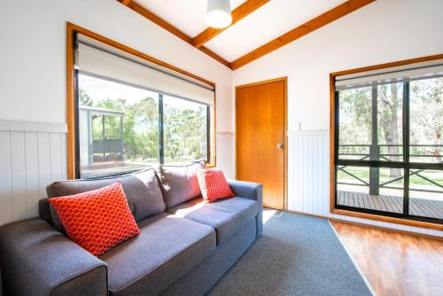 Χώρος καθιστικού στο Echo Holiday Parks - Naracoorte