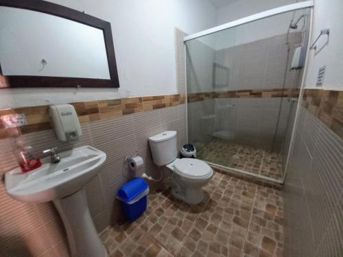 ห้องน้ำของ Hotel Pueblito Viejo