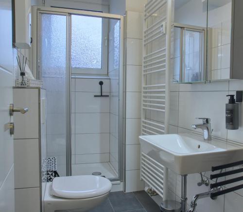 Et badeværelse på No.4 by 21 Apartments