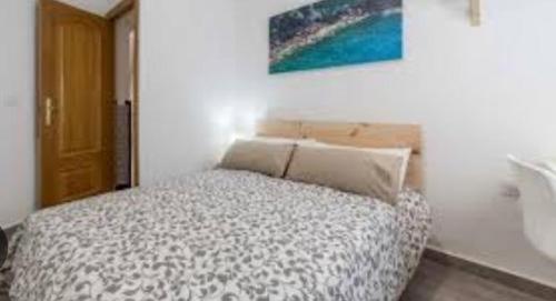 a bedroom with a bed and a bath tub at *Ana Maria*Hostel/rooms&bunk bed in Podgorica