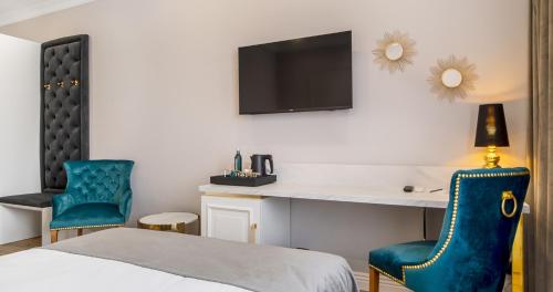 Postel nebo postele na pokoji v ubytování Hotel Pavco