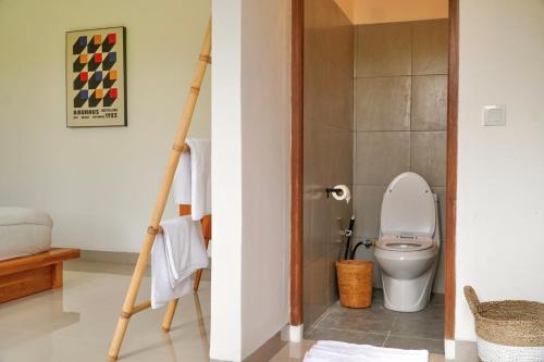 Koupelna v ubytování Kayom Rooms