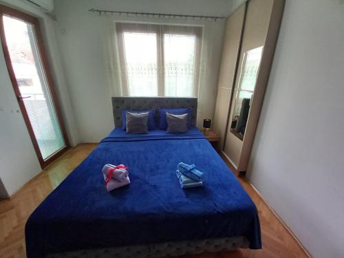 Postel nebo postele na pokoji v ubytování Luka Lux