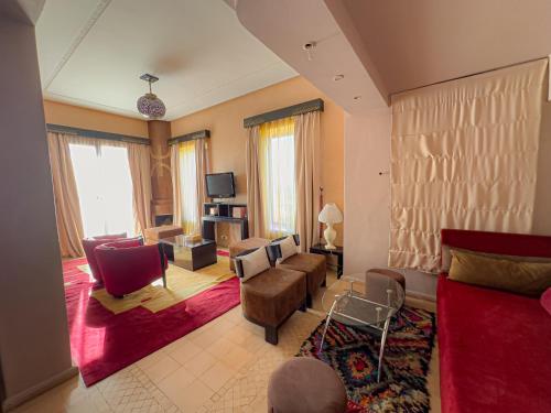 Kasbah Agounsane Hotel & Spaにあるシーティングエリア