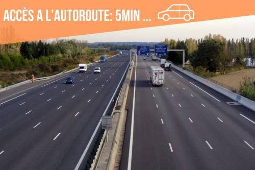 an overhead view of a highway with cars on it at Le Val By ApiRent #Duplex #Climatisation in Le Cannet