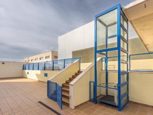 a staircase on the side of a building at Lux Bormujos - Vacacional Sevilla in Bormujos