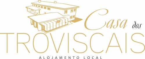 un logotipo para una agencia inmobiliaria con una casa en Casa dos Troviscais, en Lousã
