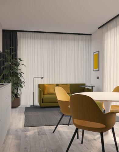 Χώρος καθιστικού στο Residence Il Melograno