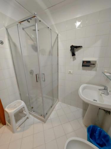 Koupelna v ubytování Hotel Positano 2
