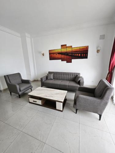 Posezení v ubytování Octave's APT