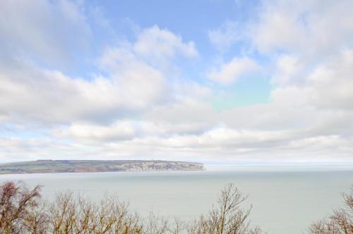 a view of a body of water at Stunning Ocean Views, The Priory in Shanklin