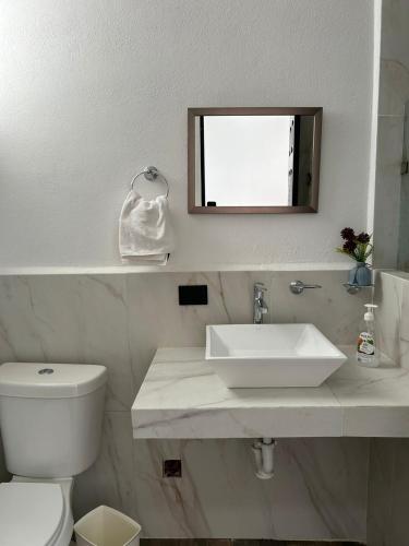 Ένα μπάνιο στο Villas Carlota Cancún