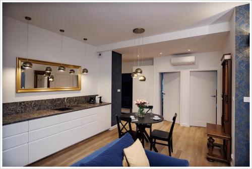 Apartament przy Synagodze tesisinde mutfak veya mini mutfak