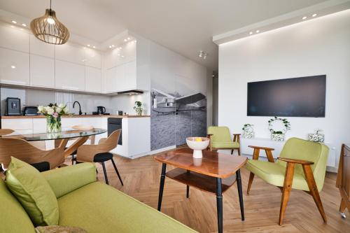 Et tv og/eller underholdning på Laguna Beskidów Resort - Apartament Boho