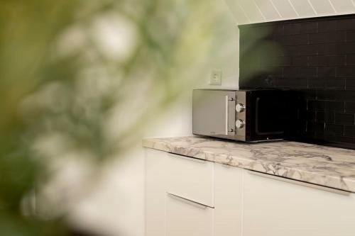 Η κουζίνα ή μικρή κουζίνα στο DESIGN:Suite am Festspielhaus