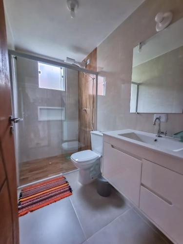 Phòng tắm tại Aconchego em Ilhabela