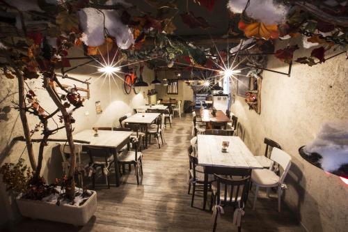 Restaurace v ubytování Locanda Al Cacciatore