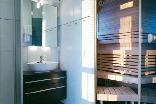 Ένα μπάνιο στο Jugend Boutique Hotel