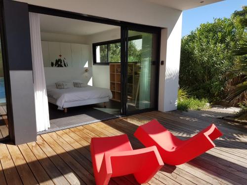 Villa CALIFORNIA Piscine chauffée 14x4m Moulleau Abatilles 10 pers