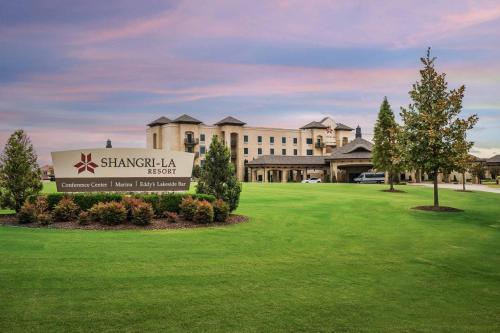 a rendering of the shanghaihtarhtarhtar hotel at Shangri-La Resort in Monkey Island