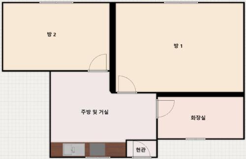 포그니스테이 - 성수, 건국대 평면도