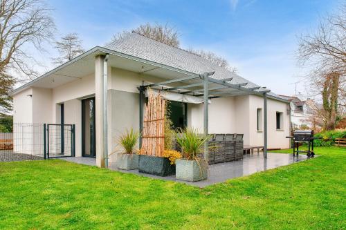 Maison pour 7 - jardin - accès pmr - 5min plage