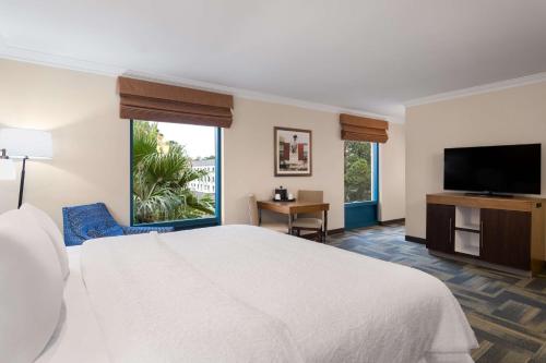 Μια τηλεόραση ή/και κέντρο ψυχαγωγίας στο Hampton Inn Charleston North