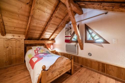 Cama o camas de una habitación en L' Etoile des Neiges