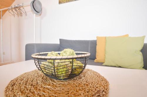 Χώρος καθιστικού στο BA03-RI Monteur Apartment bei Bamberg