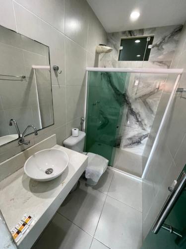 Ένα μπάνιο στο Flat Morro de São Paulo e Casa Blanca