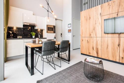 Dapur atau dapur kecil di YAYS Amsterdam East by Numa