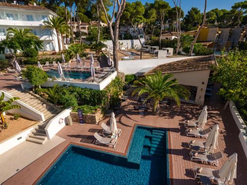 an aerial view of the pool at the resort at Tacande Portals in Portals Nous