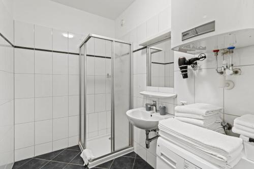 Phòng tắm tại StayEasy Apartments Krieglach W2