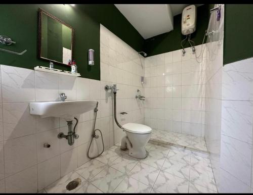 Koupelna v ubytování Vama Homes