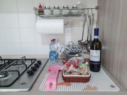 Kuchyň nebo kuchyňský kout v ubytování Casa della Nonna