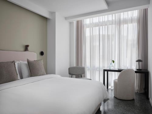 Postel nebo postele na pokoji v ubytování RESIDENCE PATRAS