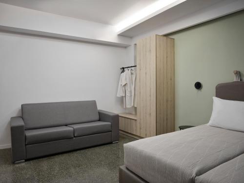 Postel nebo postele na pokoji v ubytování RESIDENCE PATRAS