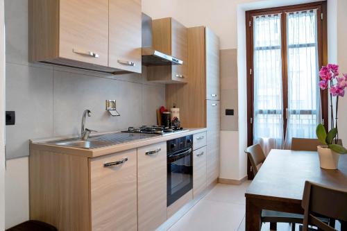 Köök või kööginurk majutusasutuses Civico 16