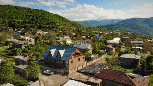 an aerial view of a small town in the mountains at BIG HOUSE in Dilijan