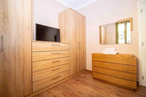 TV a/nebo společenská místnost v ubytování Sampa Home