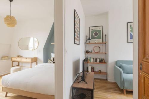 62 Apartment 1 Bedroom # Paris 14 # Alesia