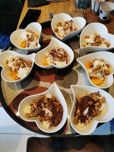 Mad på bed and breakfast-stedet eller i nærheden