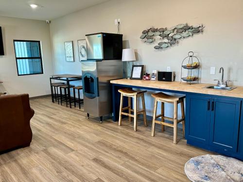 Dapur atau dapur kecil di Angler’s Inn